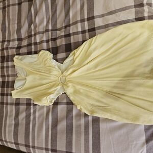 Charming Yellow Kids Dress